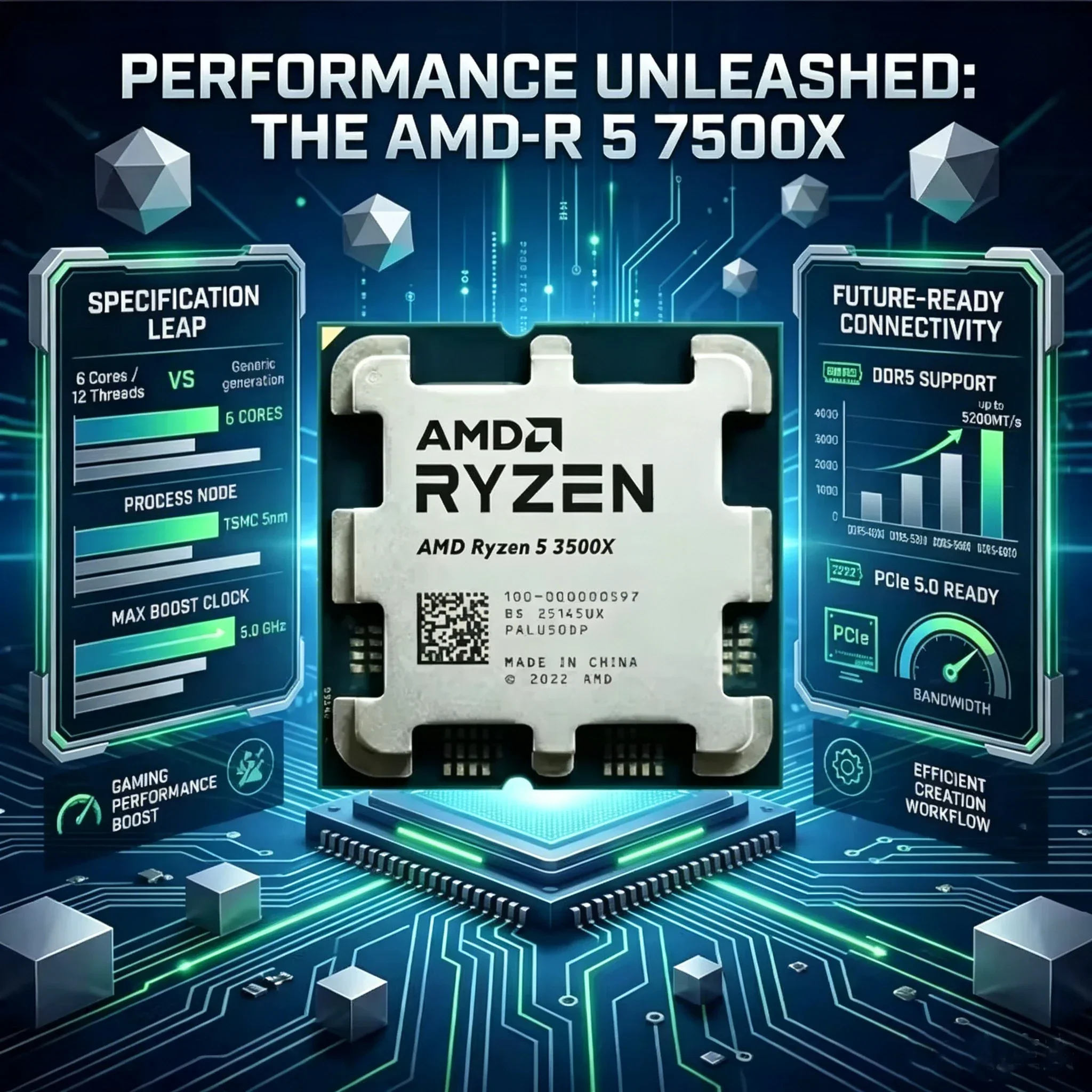AMD Ryzen 5 3500X R5 3500X Des - Amd Cpu Ryzen 5 review and price
