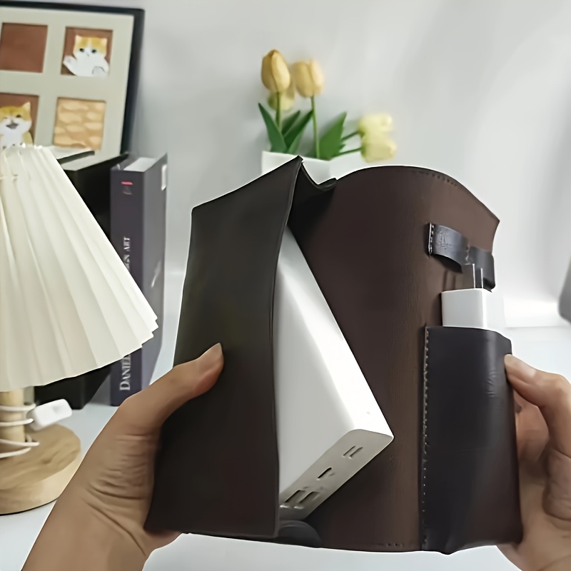 1pc Leather Tech Organizer Pou - Tech Accessories Organizer Pouch review and price