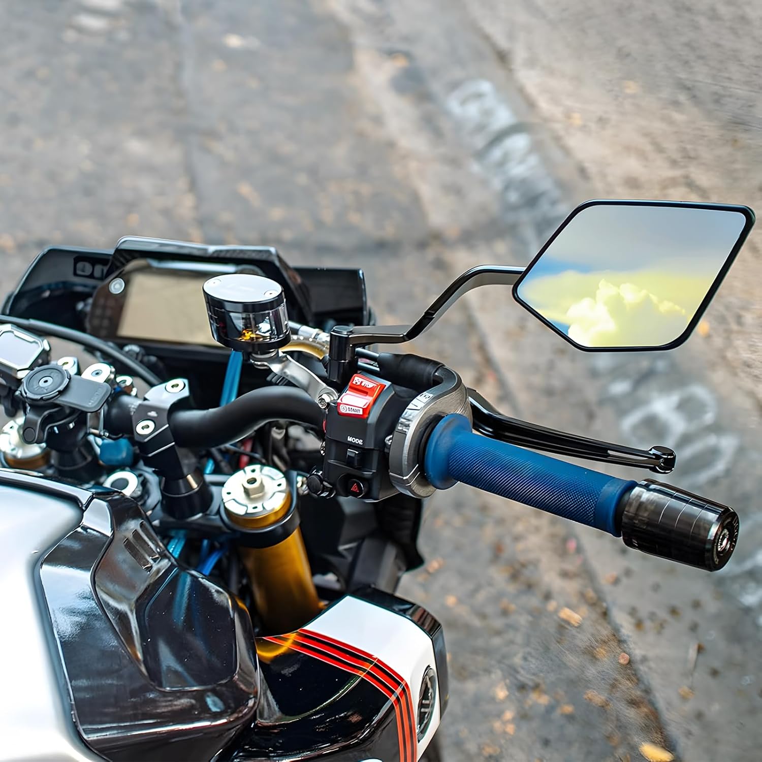 Motorcycle Mirrors Stealth max - Xmax Tech Max Accessories review and price