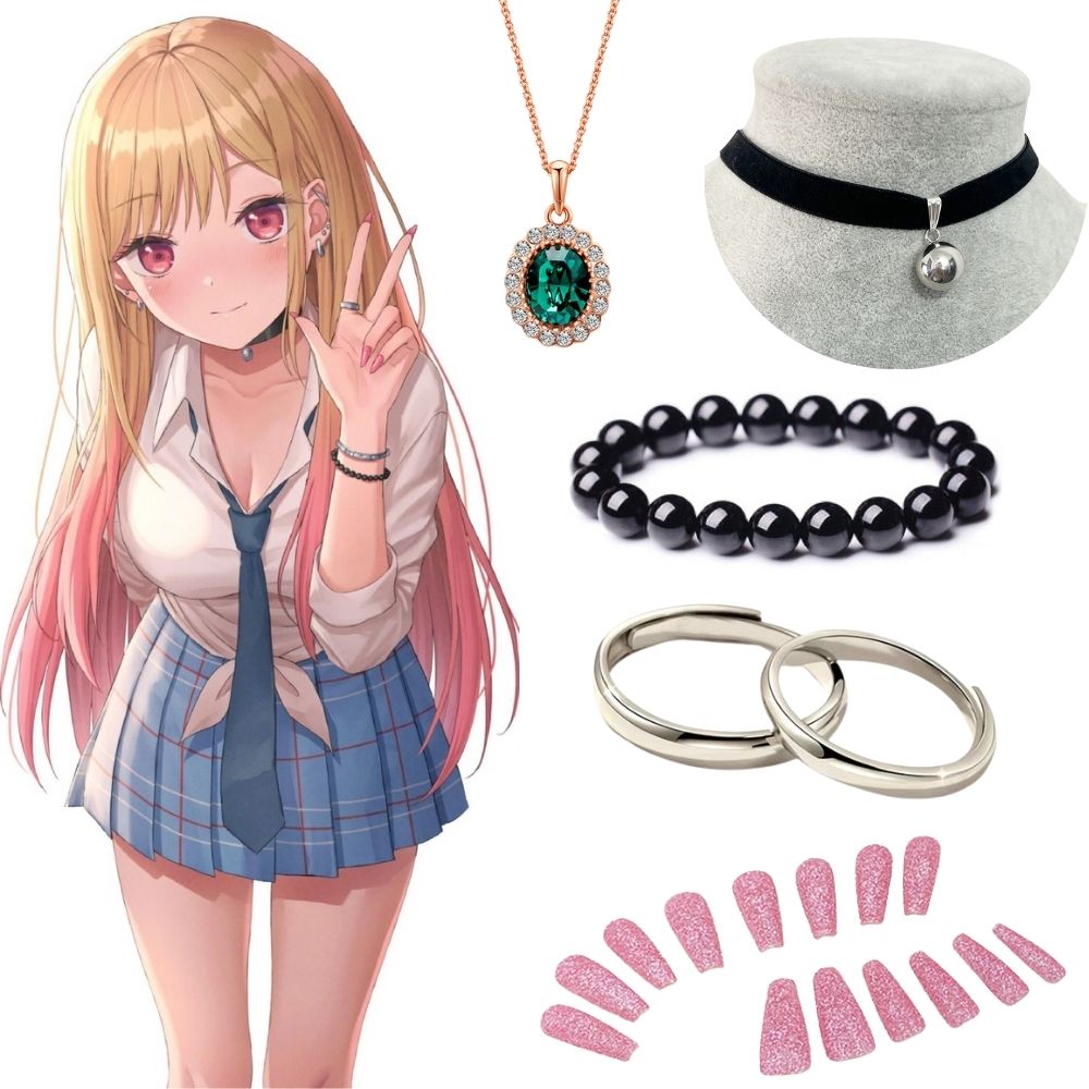 Kitagawa Marin Earrings Neckla - Nail Tech Accessories review and price